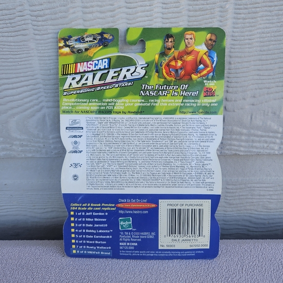 Winners Circle Hasbro Nascar 2000 Car Dale Jarrett Ricky Rudd Racing Set - Picture 3 of 7